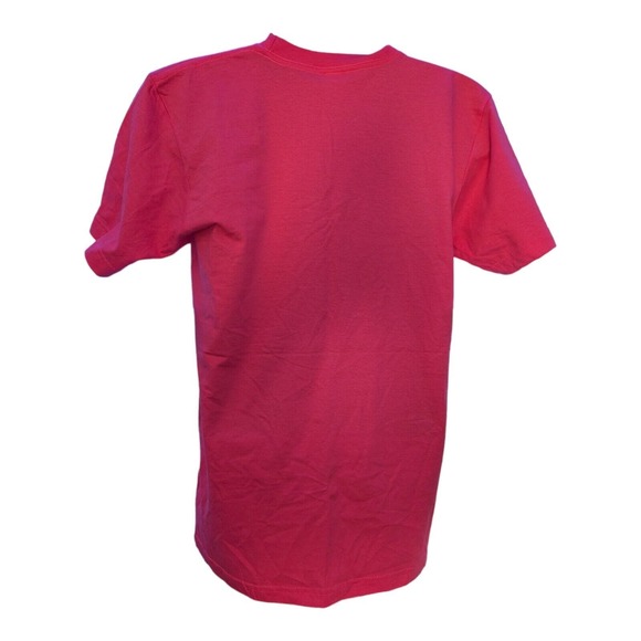 Hot Pink Kraken Octopus Short Sleeve Shirt Men's Size Medium American Apparel - Picture 5 of 5